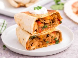 1/2 Fajita Chicken Wrap