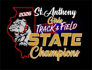 STA GIRLS TRACK CHAMPIONS POLY T-SHIRT